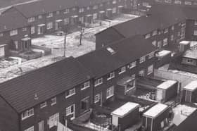 The Shakespeare estate pictured in January 1986.