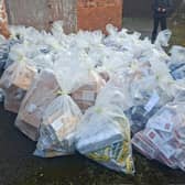 More than 364,000 illicit cigarette sticks and 78kg of illegal hand rolling tobacco were seized in Saturday's operation