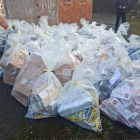 More than 364,000 illicit cigarette sticks and 78kg of illegal hand rolling tobacco were seized in Saturday's operation