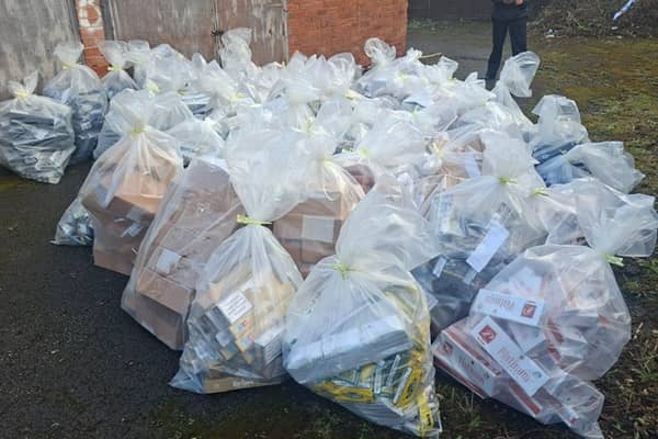 More than 364,000 illicit cigarette sticks and 78kg of illegal hand rolling tobacco were seized in Saturday's operation