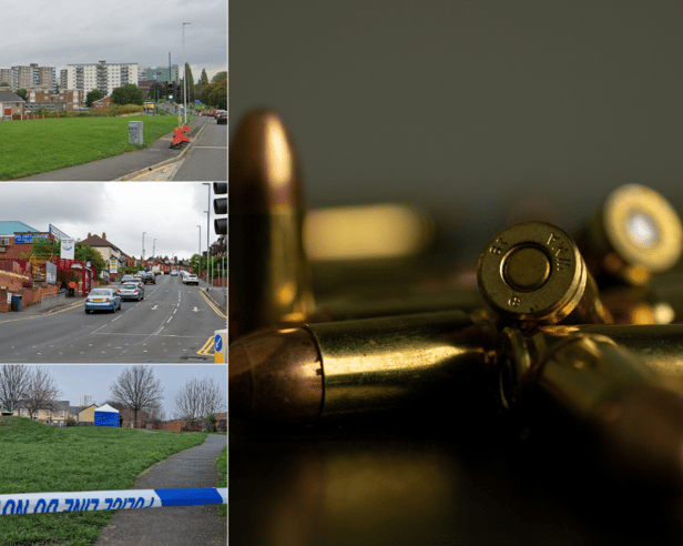 Official data reveals the 15 areas of the city with the highest recorded possession of weapons offences over 12 months