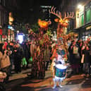 Light Night Leeds 2025 - Enchanted Woodland in Briggate