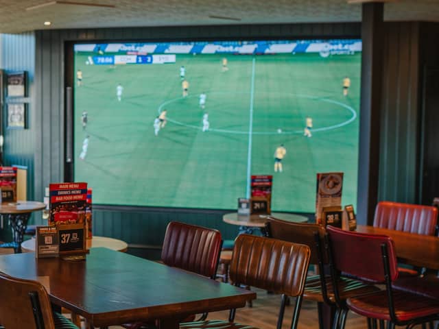 Changes will include new big screens and a match-day menu (image is illustrative only)