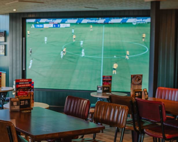 Changes will include new big screens and a match-day menu (image is illustrative only)