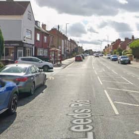 The crash took place on Leeds Road in Lofthouse this morning