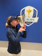 Tilly Bordman is donating £10 to breast cancer research for every birdie she makes in October