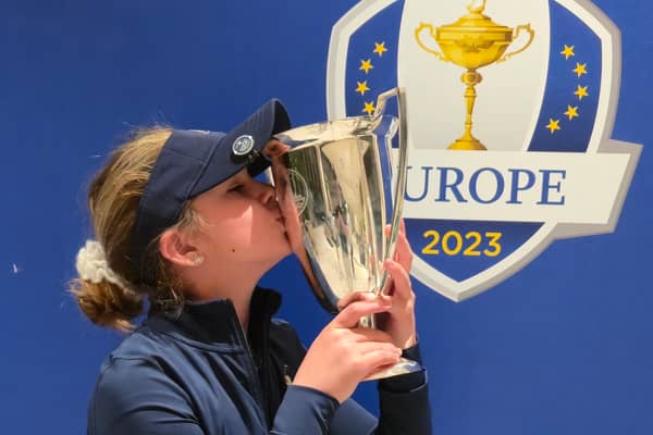 Tilly Bordman is donating £10 to breast cancer research for every birdie she makes in October