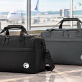The BAGZY 20-litre travel bag measures 40 x 20 x 25cm and is designed for underseat cabin luggage.
