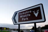 The entrance to Yorkshire Wildlife Park.