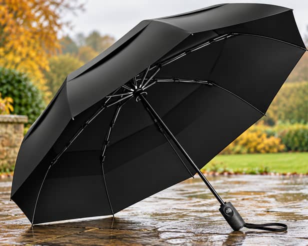 Tumella's stormproof umbrella has dropped in price just in time for the inclement weather