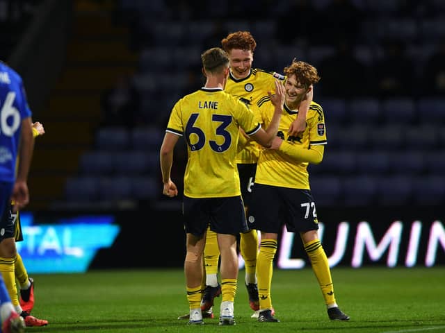 Callum Mills was on target for Leeds United U21s at Oldham.