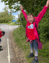 Jasmine Stewart has raised hundreds of pounds for The Tusk Trust after she was inspired by Steve Backshall 