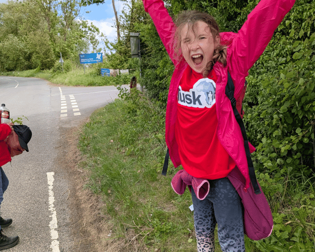 Jasmine Stewart has raised hundreds of pounds for The Tusk Trust after she was inspired by Steve Backshall 
