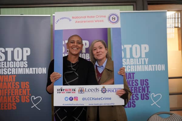 Leeds City Council hosted an event at the station where they engaged with commuters about available hate crime support, listened to people’s experiences and highlighted the work going on in the city.