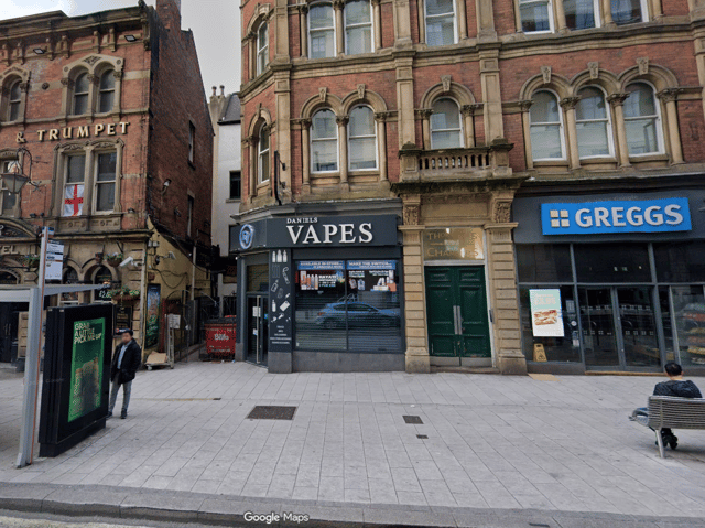 Daniels Vape in the Headrow, Leeds