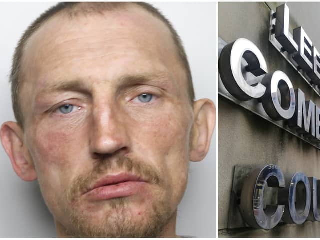 Collinson (pictured) was jailed for dealing in crack and heroin that he had secreted in his groin. 
