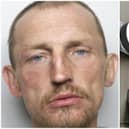 Collinson (pictured) was jailed for dealing in crack and heroin that he had secreted in his groin. 