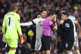 Darren England was last in charge at Elland Road during Leeds United's 3-1 win over Chelsea.