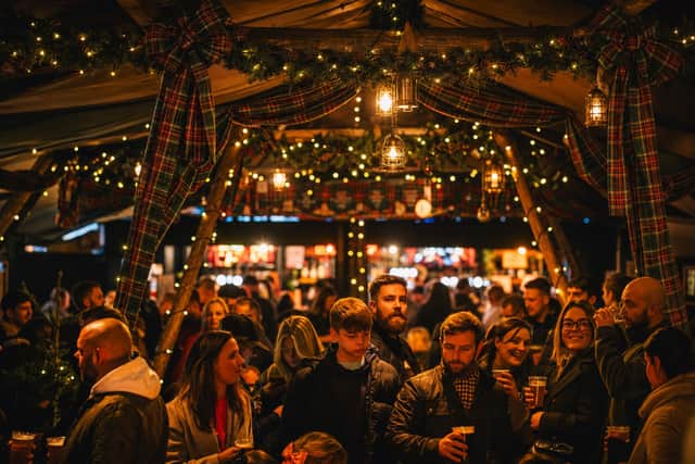 Highland Lodge at Leeds Christmas market
