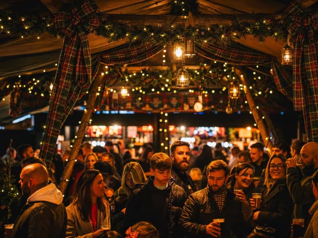 Highland Lodge at Leeds Christmas market