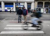 Iain Mitchell (right) and Calum McCready (left), have been speaking out against the new floating bus stops introduced in Leeds.