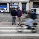 Iain Mitchell (right) and Calum McCready (left), have been speaking out against the new floating bus stops introduced in Leeds.