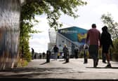 UPDATE: On matchday travel as Leeds United face Manchester United at Elland Road, above.