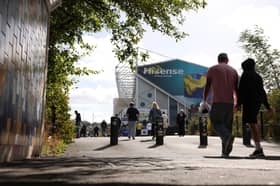 UPDATE: On matchday travel as Leeds United face Manchester United at Elland Road, above.