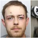 Sparks (pictured) stabbed the stranger in the back without warning.
