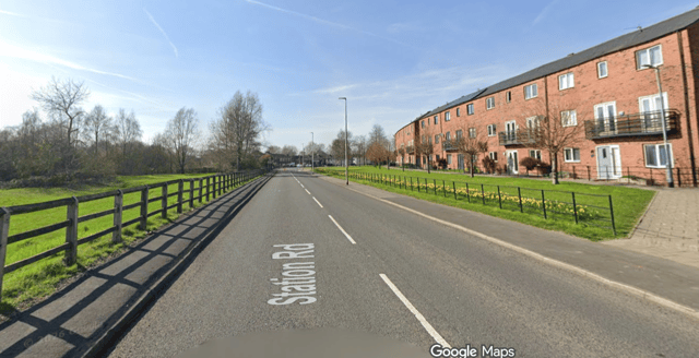 The crash happened on Station Road in Allerton Bywater