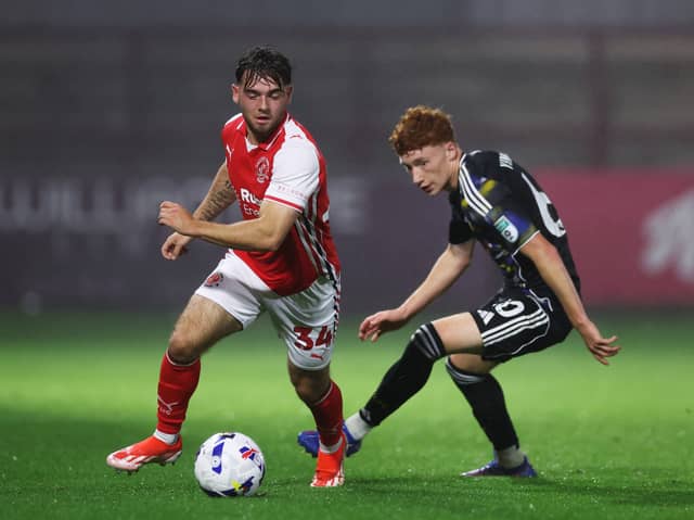 LOAN MOVE: For young Leeds United attacker Harvey Vincent, right.