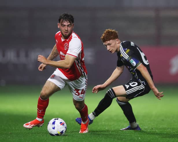 LOAN MOVE: For young Leeds United attacker Harvey Vincent, right.