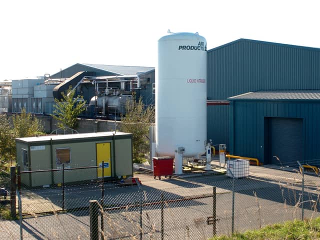 Richmond Ice Cream Ltd factory on Manston Lane in November 2006. 