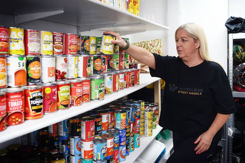 Shelley Joyce from Homeless Street Angels charity in Leeds 