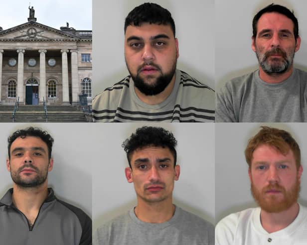 Shane Ali, 33, James Coffey, 48, Travis Neagle, 31, Marcus Durant, 31, and Lewis Jackson, 34, have been jailed after attempting to steal two vehicles from a business in Harrogate before leading police on an early morning pursuit