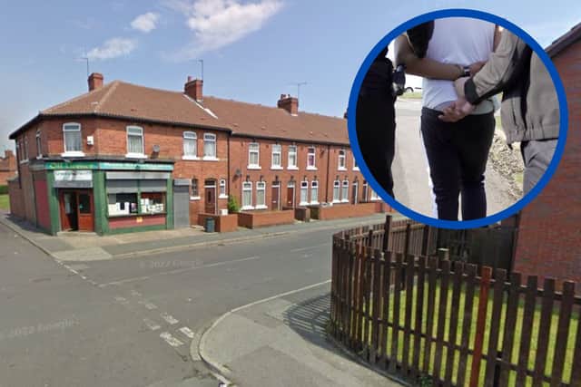 Hargreaves got into a street fight in the West Street area of South Kirkby.