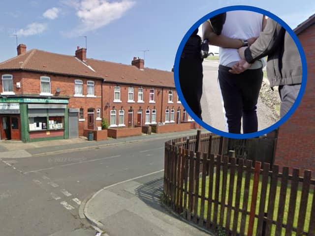Hargreaves got into a street fight in the West Street area of South Kirkby.