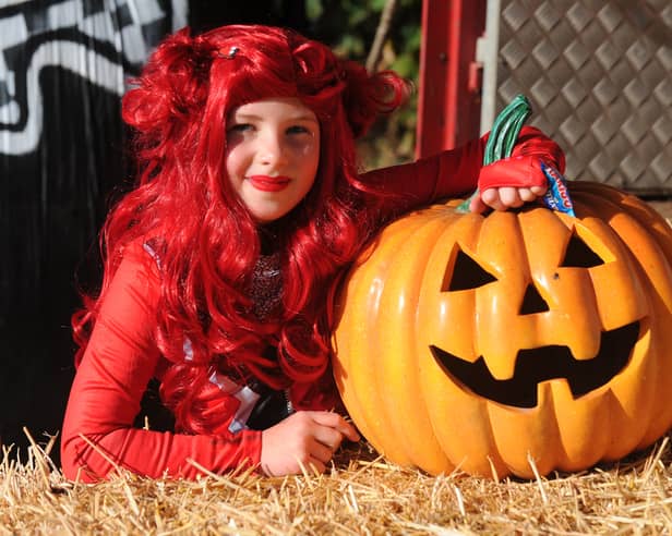 Aria Baker is kitted in costume and ready for Halloween