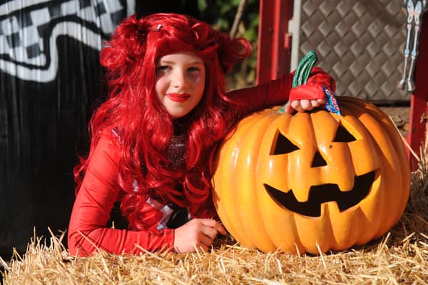 Aria Baker is kitted in costume and ready for Halloween