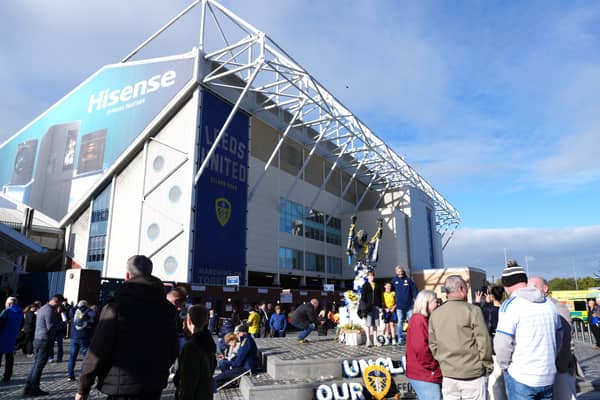 RIVALS MEET: As Leeds United and Man United face off at Elland Road, above.