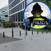 Three men were arrested for alleged racist language and gestures towards an Asian man on Brunswick Terrace.