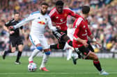 Jayden Bogle was Leeds United's best attacking threat on Sunday.