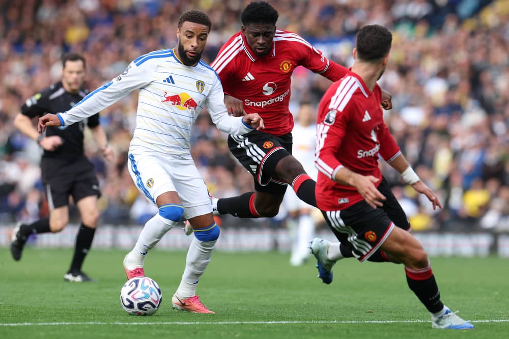 Jayden Bogle was Leeds United's best attacking threat on Sunday.