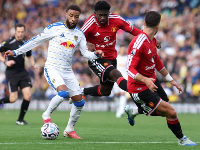 Jayden Bogle was Leeds United's best attacking threat on Sunday.