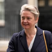 Health Secretary Yvette Cooper leaves following a Cabinet meeting in Downing Street, London. 