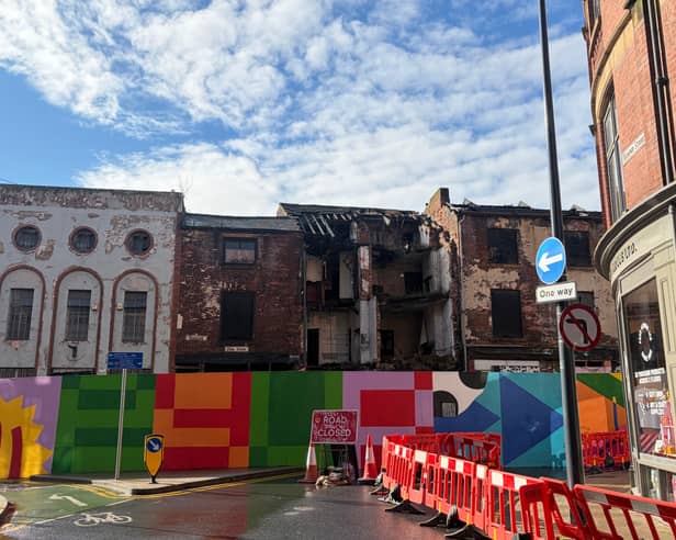Lower Kirkgate has been closed since the building collapsed in April 2024 