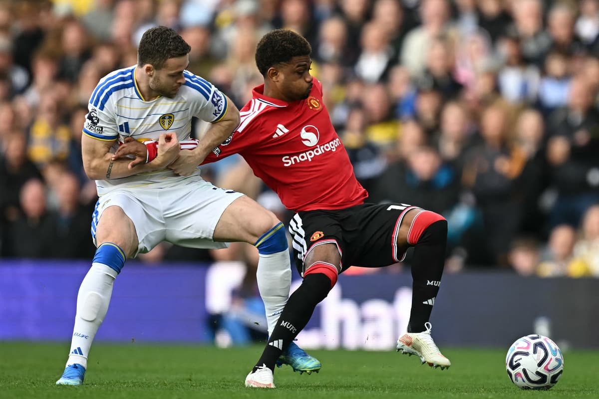 Why Leeds United star was 'lucky' not to see red vs Manchester United ...