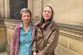 Kathryn Pybus and Lisa Hudson urged councillors to reject plans to building 151 canalside homes at City Fields in Wakefield.