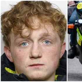 Hargreaves (pictured) wass jailed for a string of offences, including drug dealing and stealing a motorbike