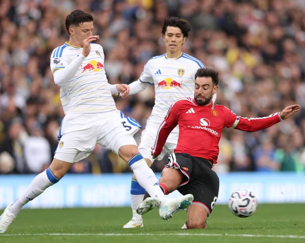 Leeds United were the better side against Manchester United on Sunday.
